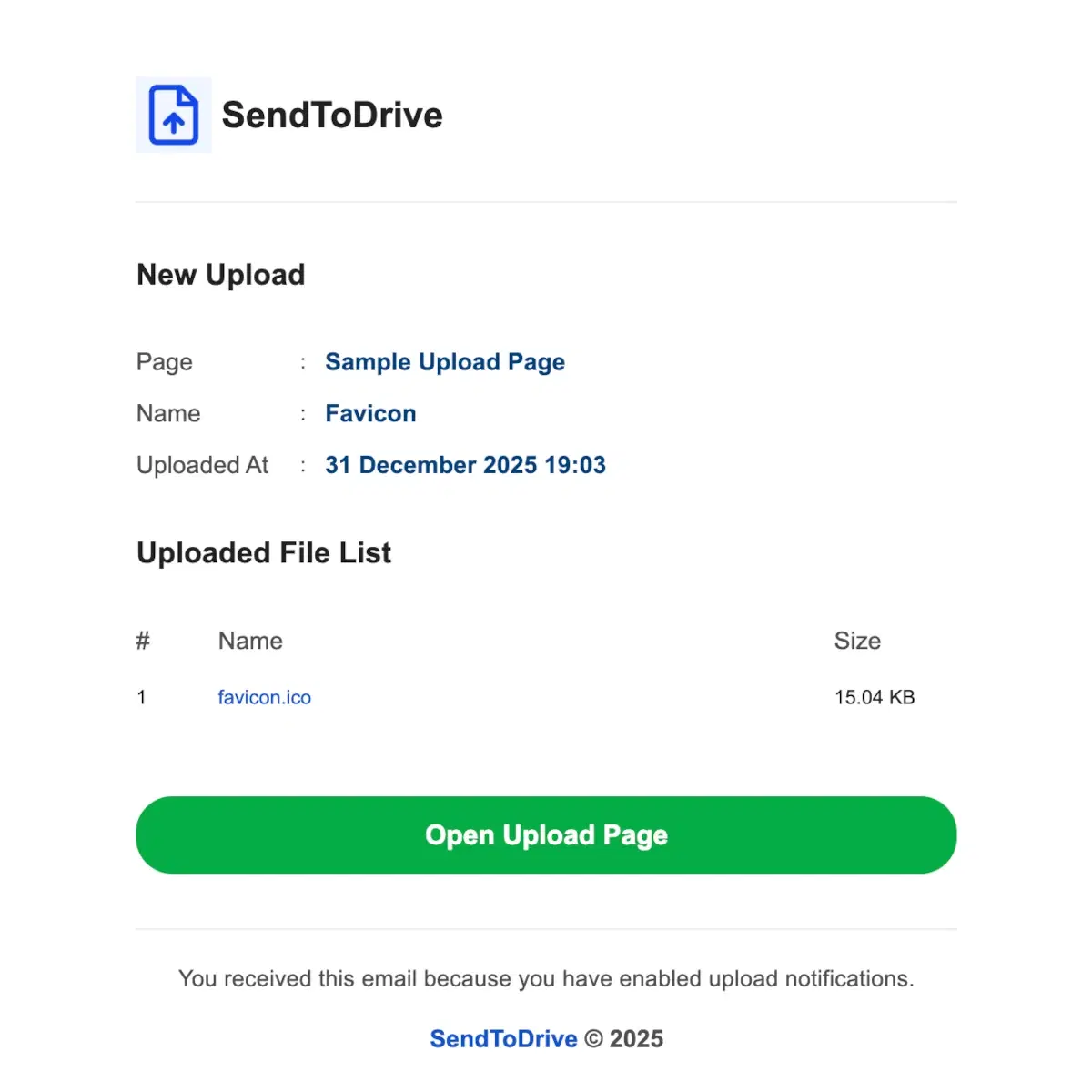 E-mailnotifikationer ved filuploads